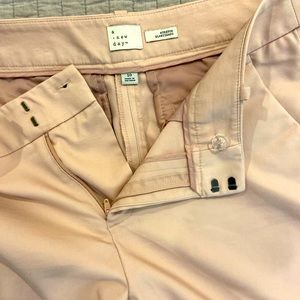 A New Day soft pink, flat front ankle pants, Sz 10